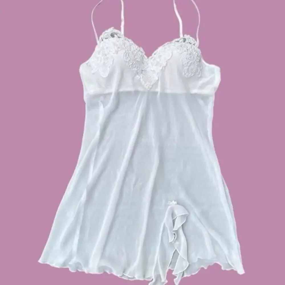Vintage nwt linea donatella babydoll with panty set  sz m